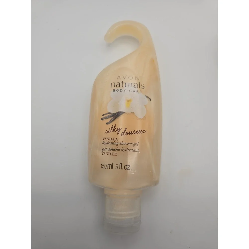 Avon Naturals Body Moisturizing Shower Gel Vanilla 5 oz Full Size New